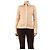 Sportmax Beige geraffte Kunstlederbluse - Größe M Braun