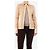 Sportmax Beige geraffte Kunstlederbluse - Größe M Braun - Ansicht 3