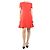 Louis Vuitton Rotes Midi-Kleid mit kurzen Ärmeln - Größe UK 10