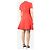 Louis Vuitton Rotes Midi-Kleid mit kurzen Ärmeln - Größe UK 10 - Ansicht 2