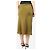 Soeur Falda midi de satén caqui - talla UK 8 Verde - vista 3