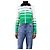 Casablanca Grüne gestreifte Cropped-Jacke - Größe XS