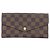 Portafoglio Sarah Damier Louis Vuitton Marrone