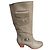 Botas See by Chloé de cuero kaki Caqui