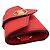Michael Kors GREENWICH Leather Key Case Coin Case Red - view 4
