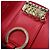 Michael Kors GREENWICH Leather Key Case Coin Case Red - view 9