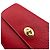Pochette in pelle martellata Coach Originals Rosso - vista 7