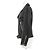 Autre Marque GRACE Class Lammnappa Leder Bikerjacke Schwarz - Ansicht 12