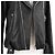 Autre Marque GRACE Class Lammnappa Leder Bikerjacke Schwarz - Ansicht 3