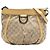 Borsa a tracolla Gucci in tela GG marrone Abbey D Ring Beige