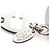 Chanel Silver Silver Plated CC Camellia Bag Charm Silvery - view 5