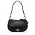 Bolsa Ohval média de couro preto Valentino