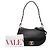 Bolsa Ohval média de couro preto Valentino - vista 11