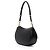 Bolsa Ohval média de couro preto Valentino - vista 2