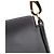 Bolsa Ohval média de couro preto Valentino - vista 9