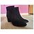 Stivaletti in suede nero Santoni - vista 7