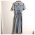 Autre Marque Snidel Gingham Mellow Kleid Weiß Blau - Ansicht 2