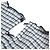 Autre Marque Snidel Gingham Mellow Kleid Weiß Blau - Ansicht 6