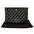Chanel Clutch Media Classica in Caviale Nero