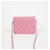 Chanel Bolsa de cinto com aba e corrente logo CC Rosa - vista 3