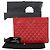 Chanel Mademoiselle Nuova Clutch Media Rosso