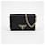 Prada Borsa a tracolla con catena e logo triangolare Nero - vista 2