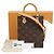Louis Vuitton Piccola Borsa Tote a Spalla con Patta Marrone