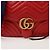 Gucci Borsa a spalla GG Marmont con tracolla Web Rosso - vista 2
