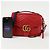 Gucci Borsa a spalla GG Marmont con tracolla Web Rosso - vista 8