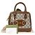 Gucci Borsa a mano mini Horsebit con manico superiore Marrone