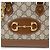 Gucci Borsa a mano mini Horsebit con manico superiore Marrone - vista 5