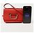Burberry Borsa a spalla incrociata mini D-Ring Rosso - vista 8