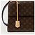 Louis Vuitton Borsa a spalla Cluny MM Marrone - vista 2