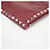 Valentino Clutch Rockstud Rosso  - vista 9