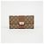 Gucci Cartera larga GG Flap Castaño - vista 2