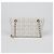Chanel Mini Schultertasche aus Tweed mit Kette Weiß - Ansicht 4
