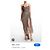 Autre Marque Vestido midi de seda Heidi Maria Lucia Hohan Gris Verde oliva - vista 3
