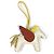 Charm per Borsa Hermès Rodeo Pegasus GM Marrone Bianco Giallo