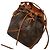 Noe Borsa a spalla mini Nano Noé Monogram Louis Vuitton Marrone - vista 9