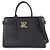 Borsa Tote Epi Twist di Louis Vuitton Nero