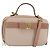 Borsa a mano in pelle Salvatore Ferragamo Vala 2 in 1 Rosa Oro Auth 161059