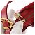 Céline Borsa a Spalla CELINE in Pelle Rossa Dorata Auth 161123 Rosso D'oro - vista 10