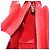 Céline Borsa a Spalla CELINE in Pelle Rossa Dorata Auth 161123 Rosso D'oro - vista 19