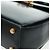Borsa a mano in pelle Gancini Salvatore Ferragamo 2 in 1 Nero Oro Auth 160846 - vista 17
