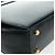 Borsa a mano in pelle Gancini Salvatore Ferragamo 2 in 1 Nero Oro Auth 160846 - vista 18