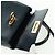 Borsa a mano in pelle Gancini Salvatore Ferragamo 2 in 1 Nero Oro Auth 160846 - vista 23