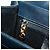 Borsa a mano in pelle Gancini Salvatore Ferragamo 2 in 1 Nero Oro Auth 160846 - vista 27