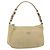 PRADA Schultertasche Nylon Beige Silber Authentisch hk3322
