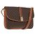 Céline Borsa a Spalla in Tela Macadam CELINE in Pelle PVC Marrone Oro Auth 161211 D'oro