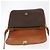 Céline Borsa a Spalla in Tela Macadam CELINE in Pelle PVC Marrone Oro Auth 161211 D'oro - vista 10